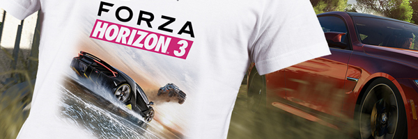 Získejte tričko k závodům Forza Horizon 3