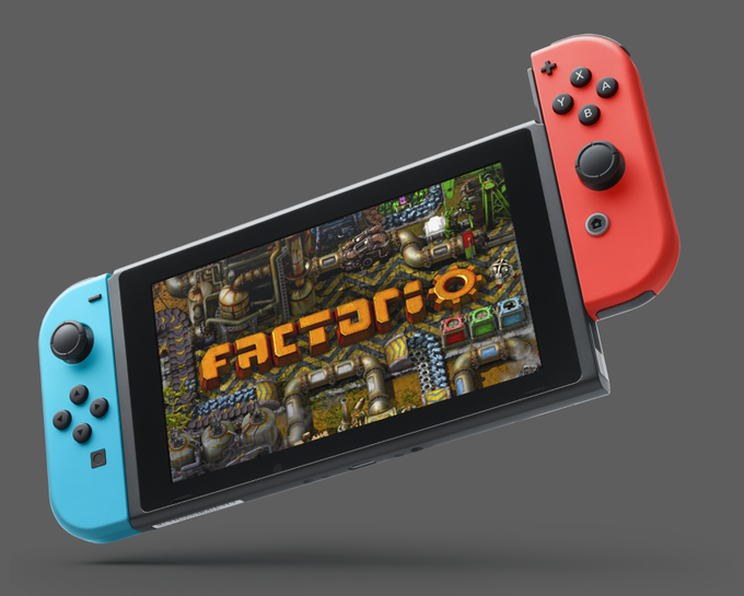 Factorio dorazilo na Nintendo Switch