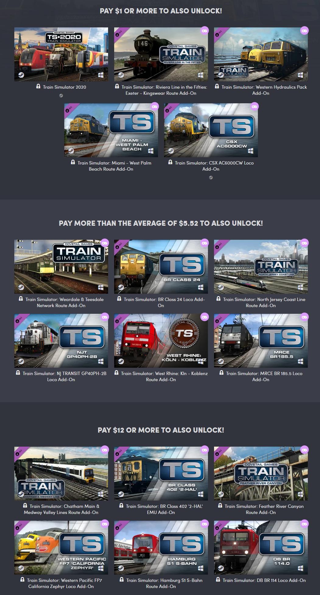 Humble Train Simulator 2020 Bundle