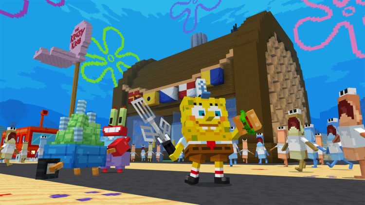 Upovídaná houba SpongeBob dorazila do Minecraftu