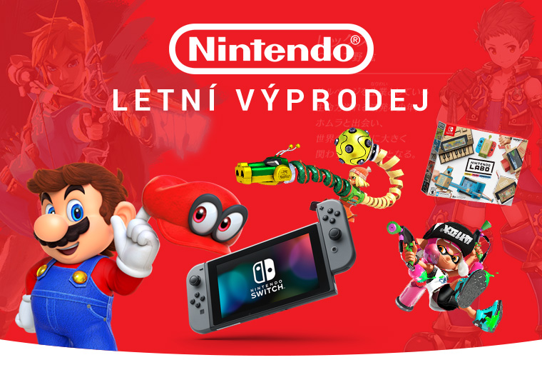 Letní výprodej Nintenda