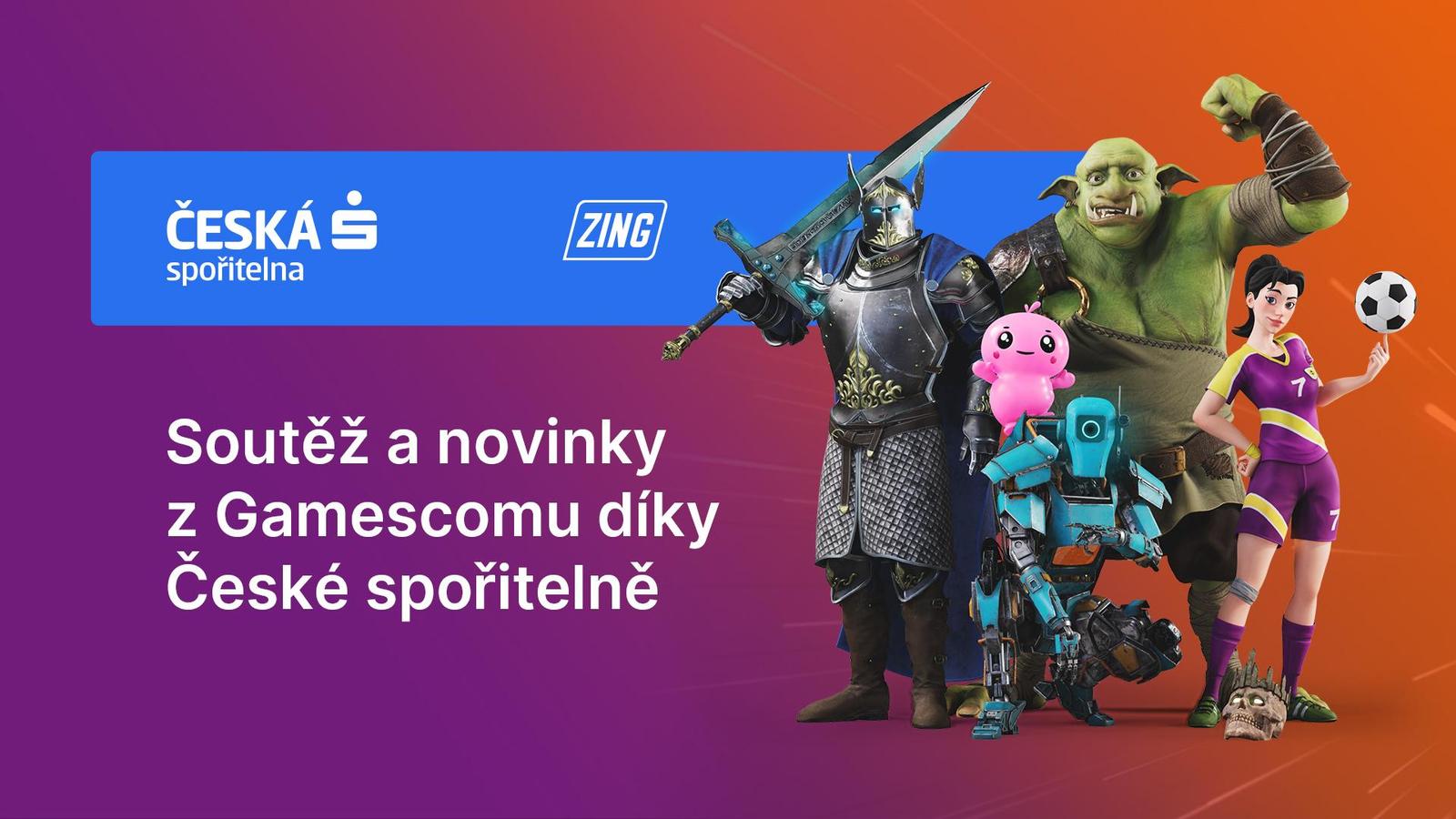 Vyhlášení Gamescom soutěže s Českou spořitelnou