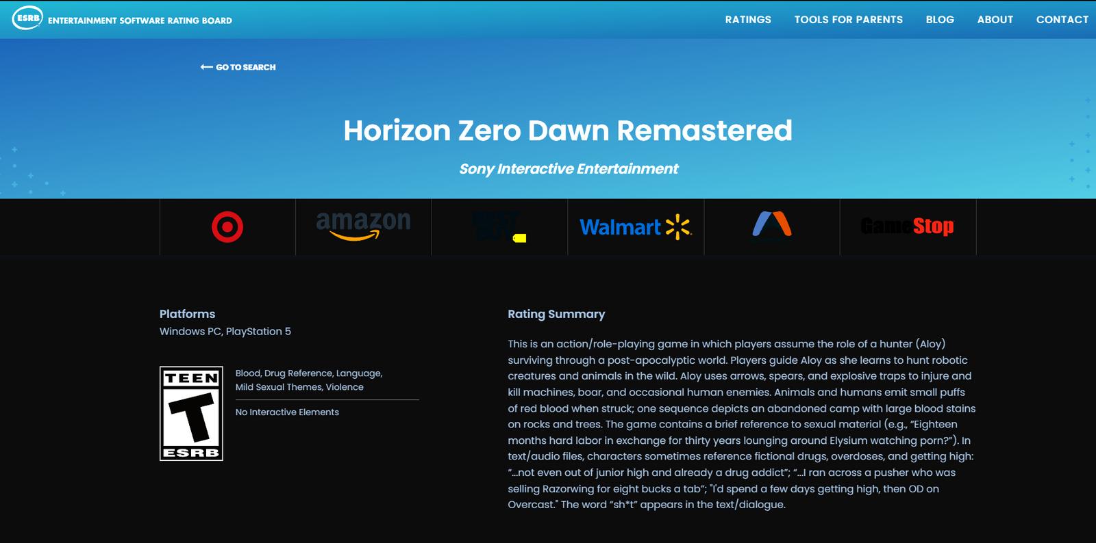 Horizon Zero Dawn dostane remaster pro PS5 a PC