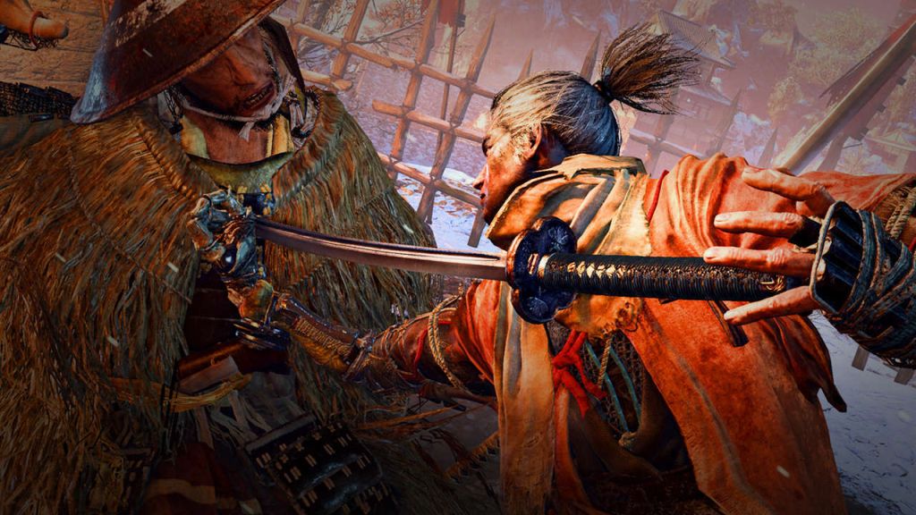 Sekiro: Shadows Die Twice je rychlá kontaktní akce ve stylu Dark Souls