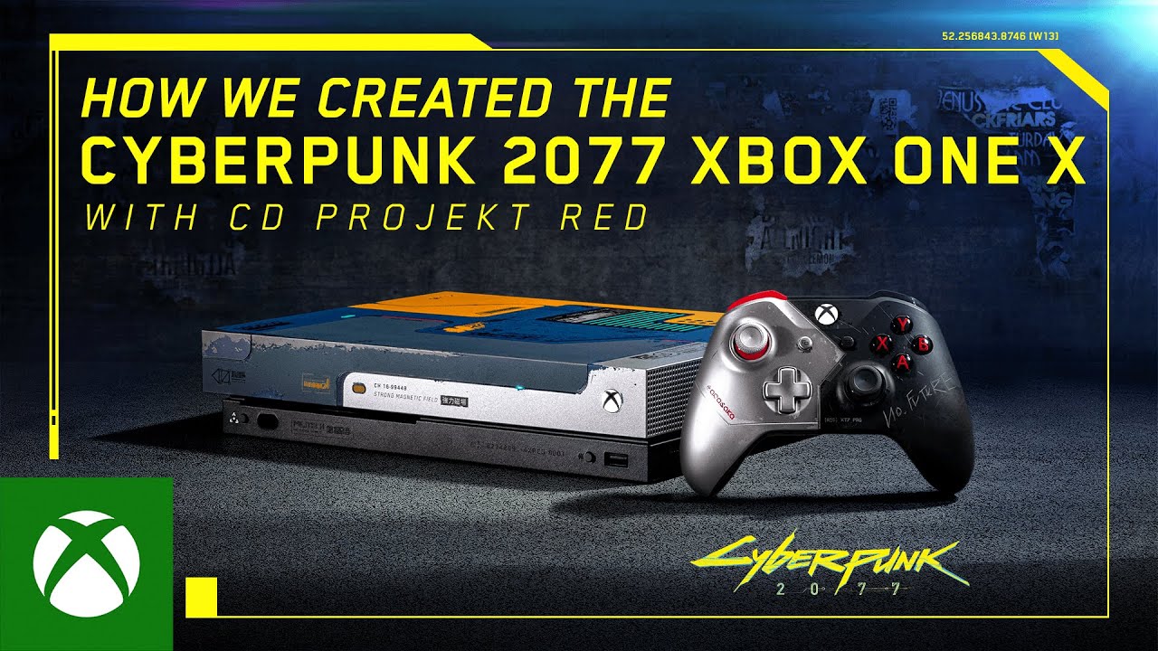 Design limitované edice Xbox One X ve stylu Cyberpunk 2077