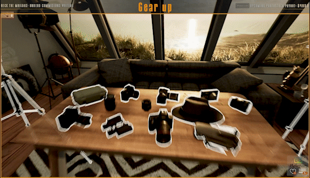 Oznámen simulátor fotografování