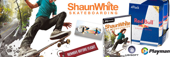 Kdo vyhrál v soutěži se Shaun White Skateboarding?