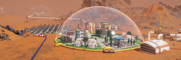 Osidlování rudé planety v budovatelské strategii Surviving Mars