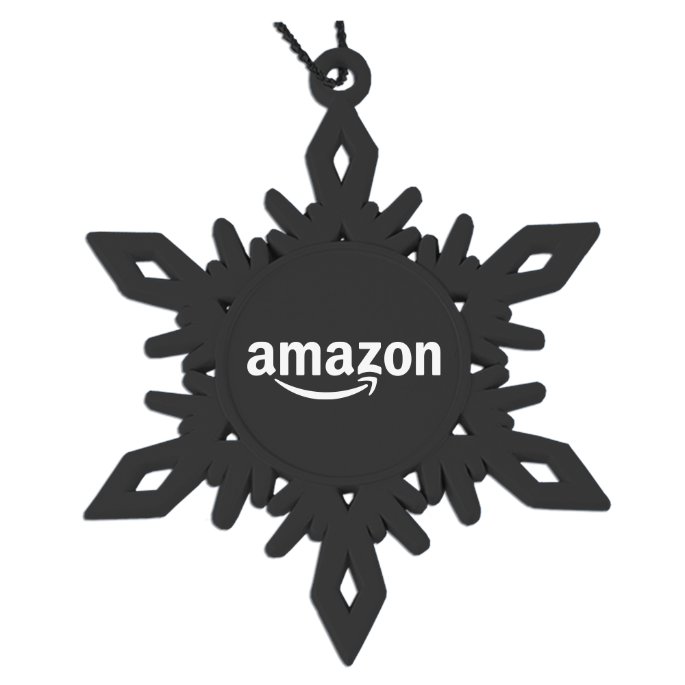 Pewter Finish Snowflake Ornament