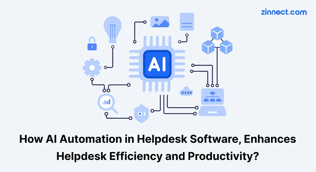 How AI Automation in Helpdesk Software, Enhances Helpdesk Efficiency and Productivity?