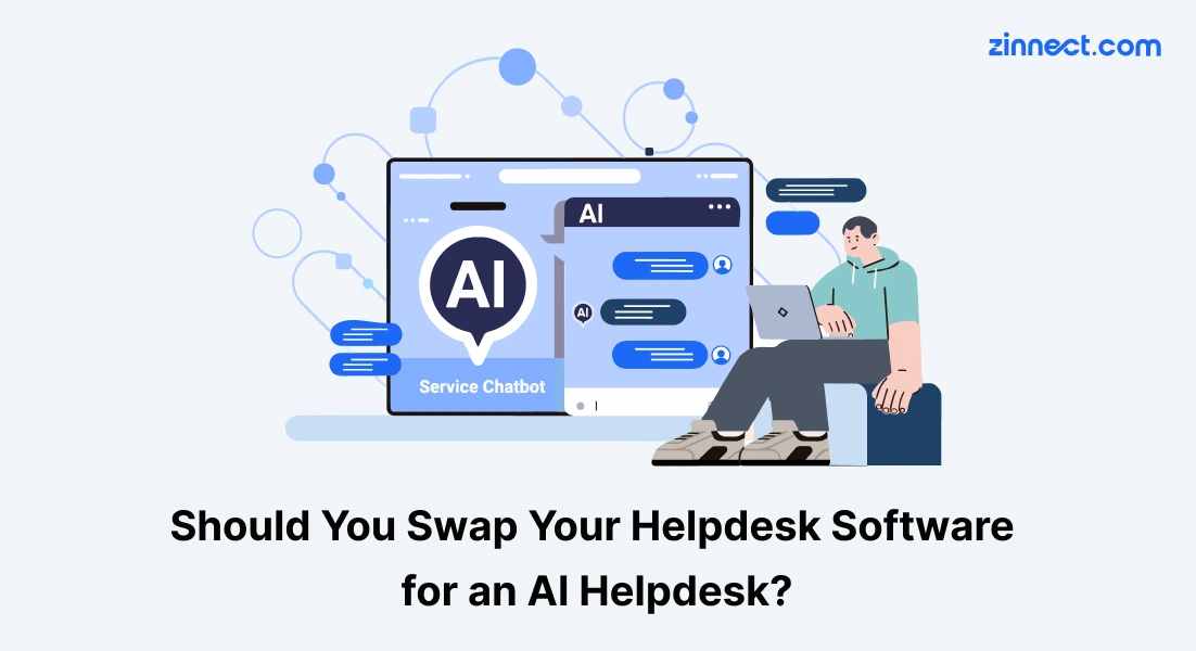 Should You Swap Your Helpdesk Software for an AI Helpdesk?