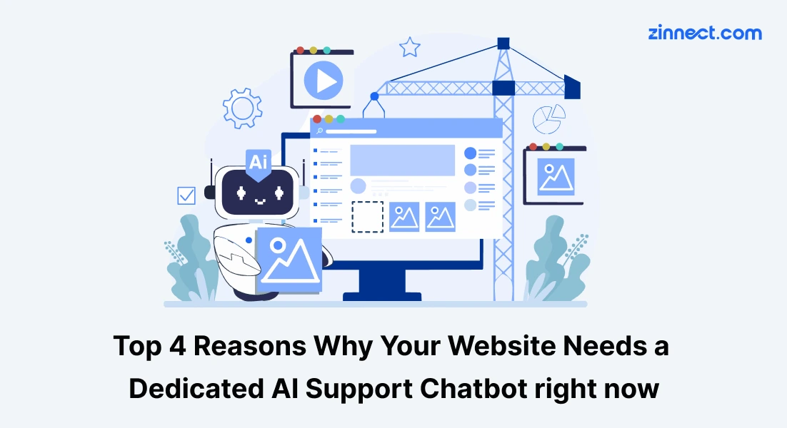 Top 4 Reasons Why Your Website Needs a Dedicated AI Support Chatbot right now