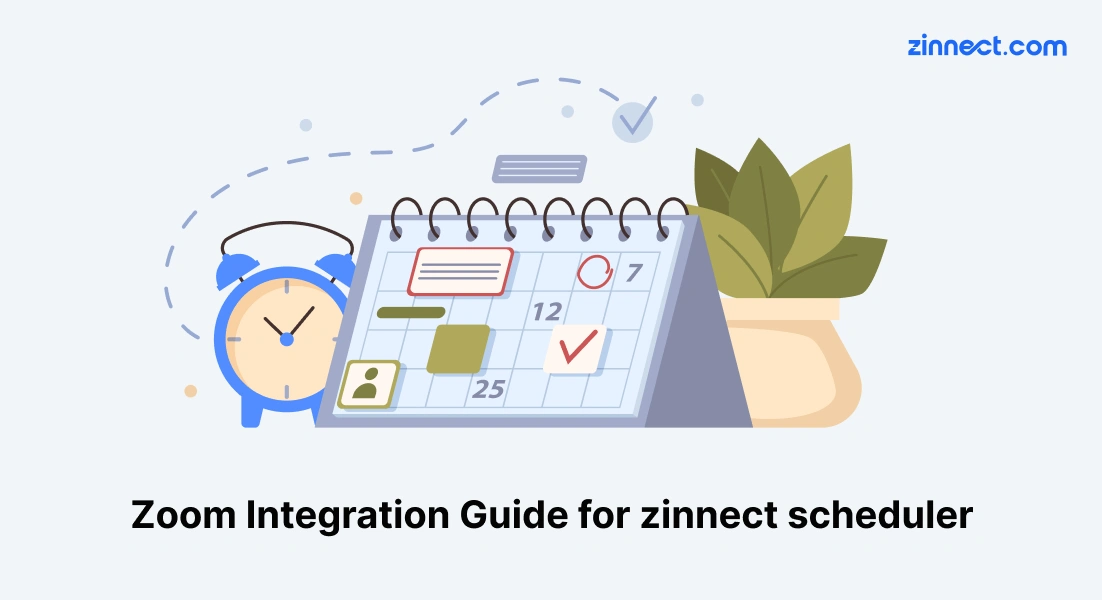 Zoom Integration Guide for zinnect scheduler