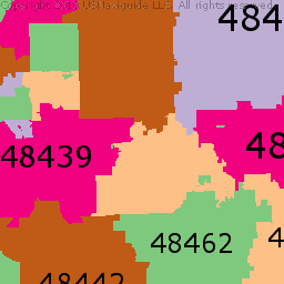 commerce township zip code