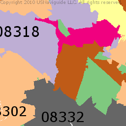 New Castle Delaware Zip Code Map Time Zones Map   389 