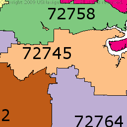 Rogers Ar Zip Code Map - Time Zones Map