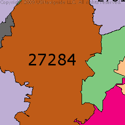 Winston Salem Zip Code Map