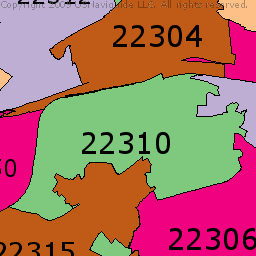 Alexandria Va Zip Code Map - United States Map