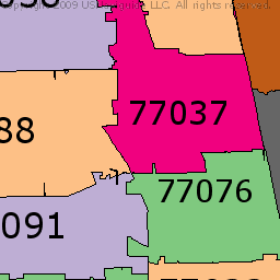 Nw Houston Zip Code Map United States Map