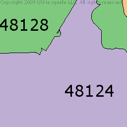 dearborn mi zip code map Dearborn Heights Michigan Zip Code Boundary Map Mi dearborn mi zip code map