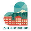 Our Just Future logo