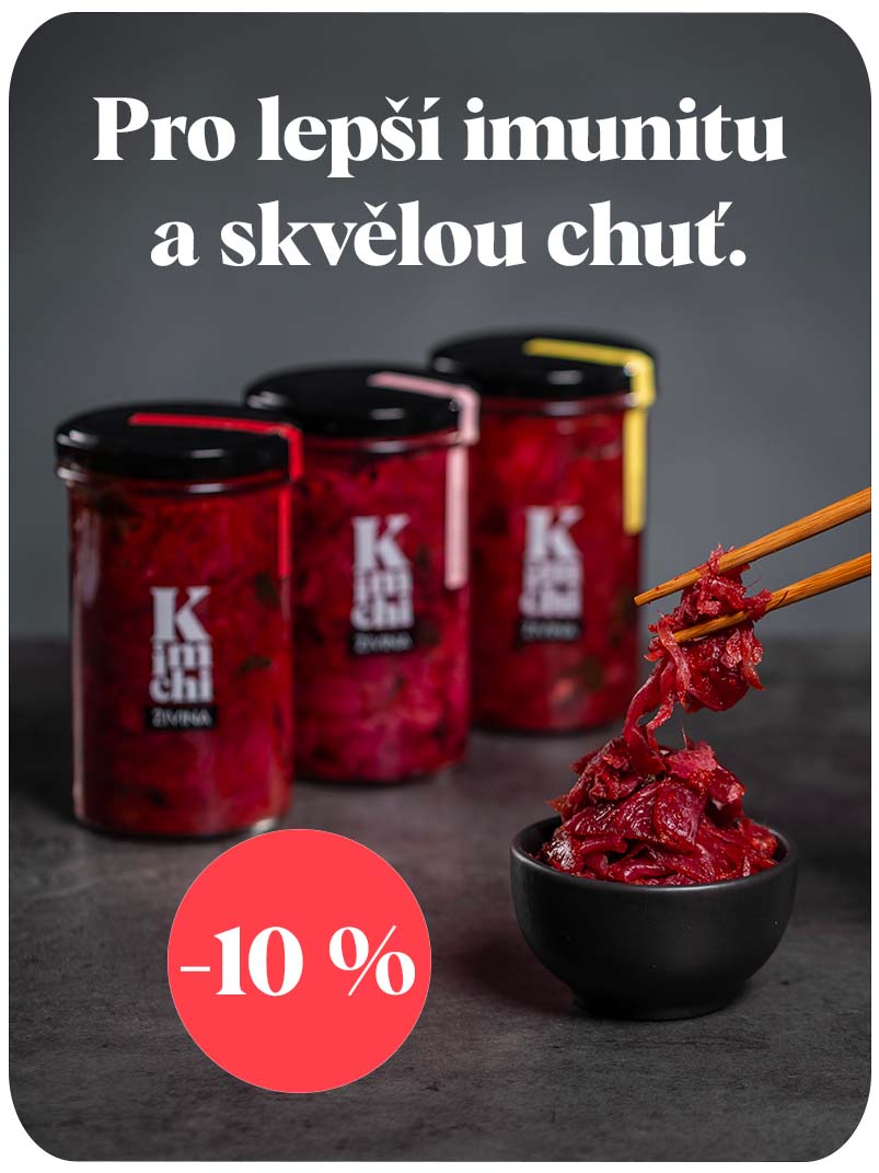 10% slevu na všechny příchutě 500g Kimchi