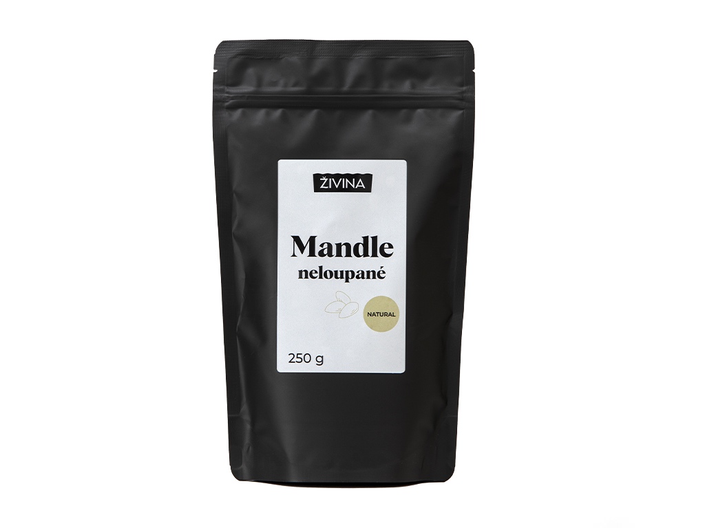 ŽIVINA Mandle neloupané Natural 250 g