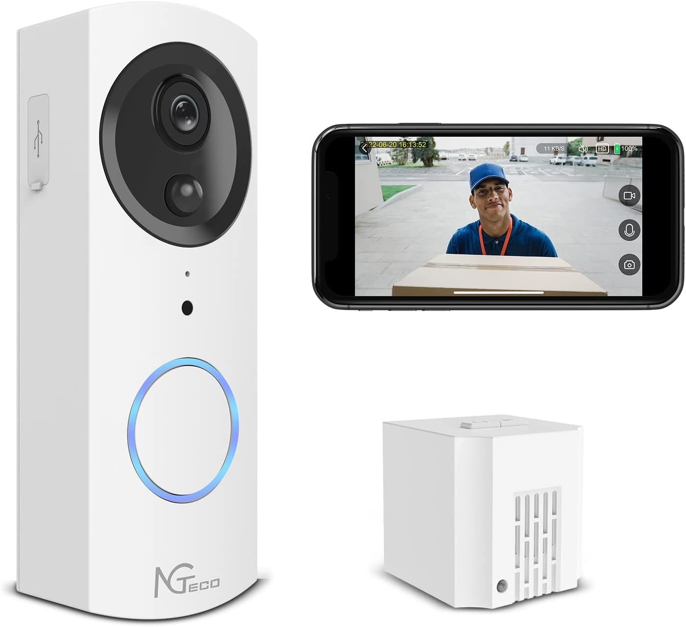 NG-D520 Video Doorbell with Chime