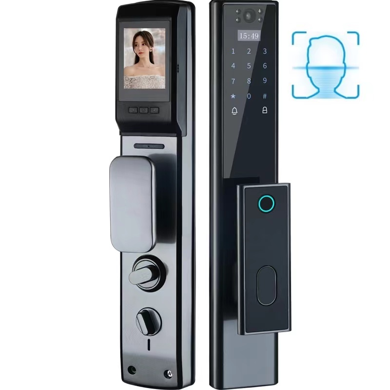 Biometric electronic smart fingerprint lock with Video Feed