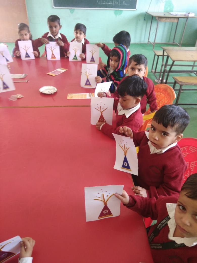 Diwali celebrations In APS 