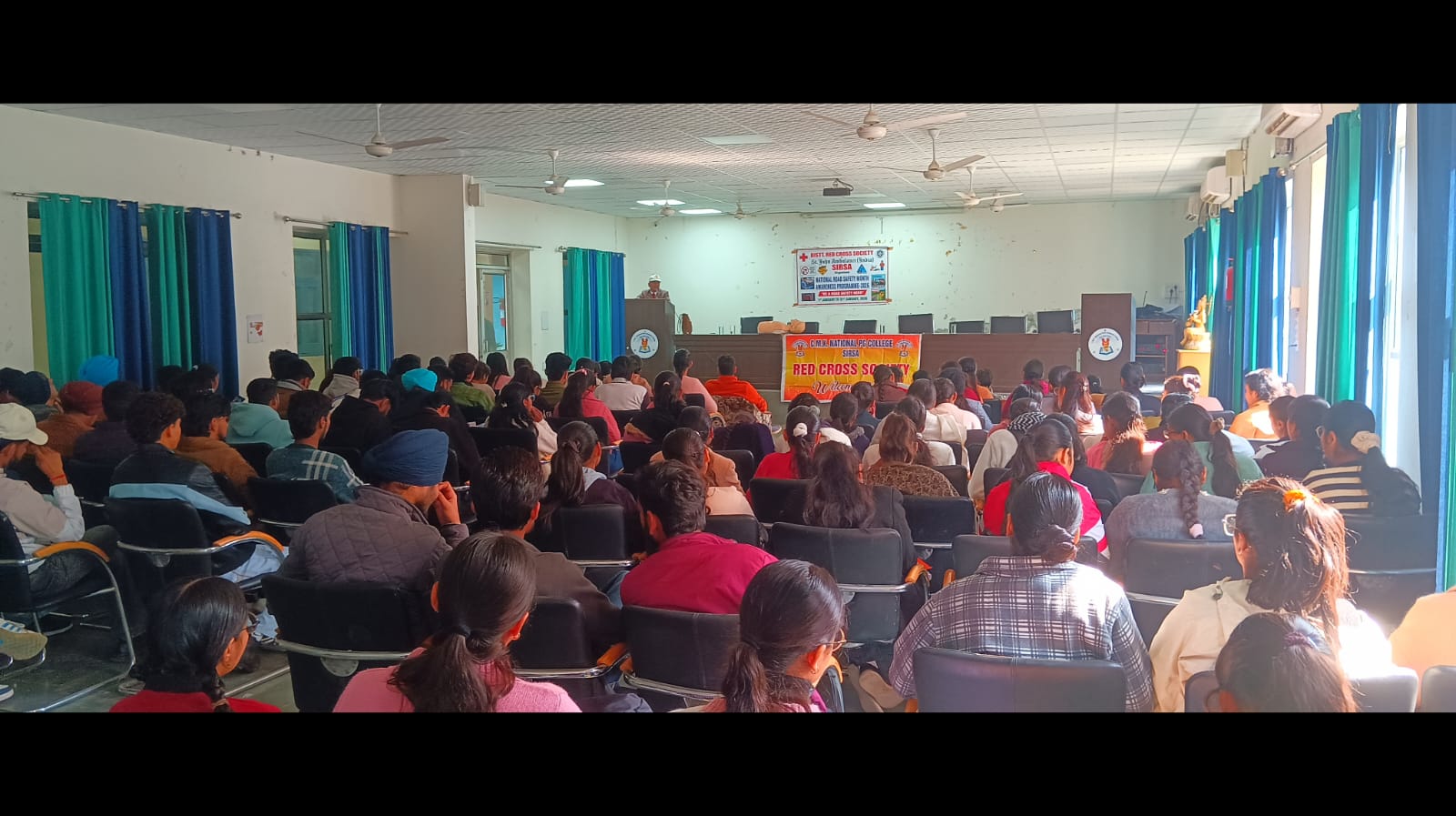 The Red Cross Society meet on First Aid