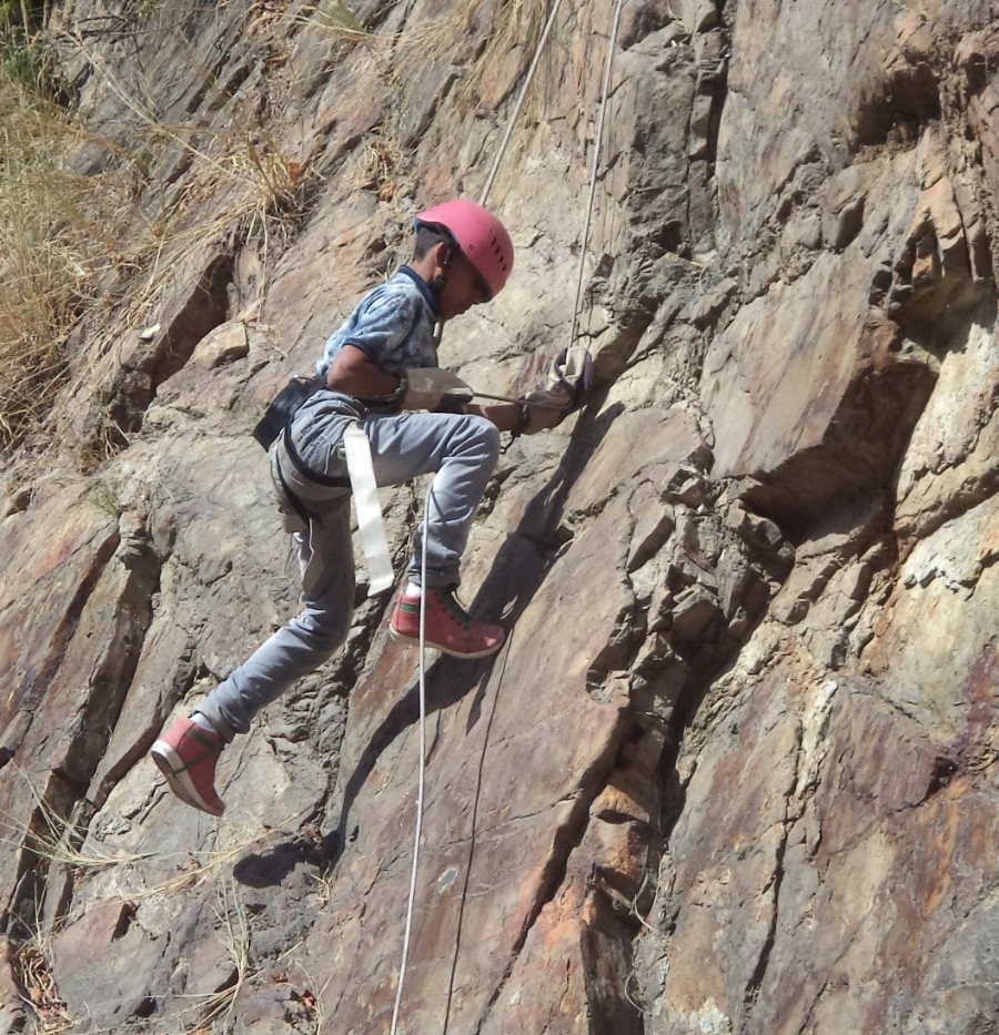 Rappelling In Rishikesh