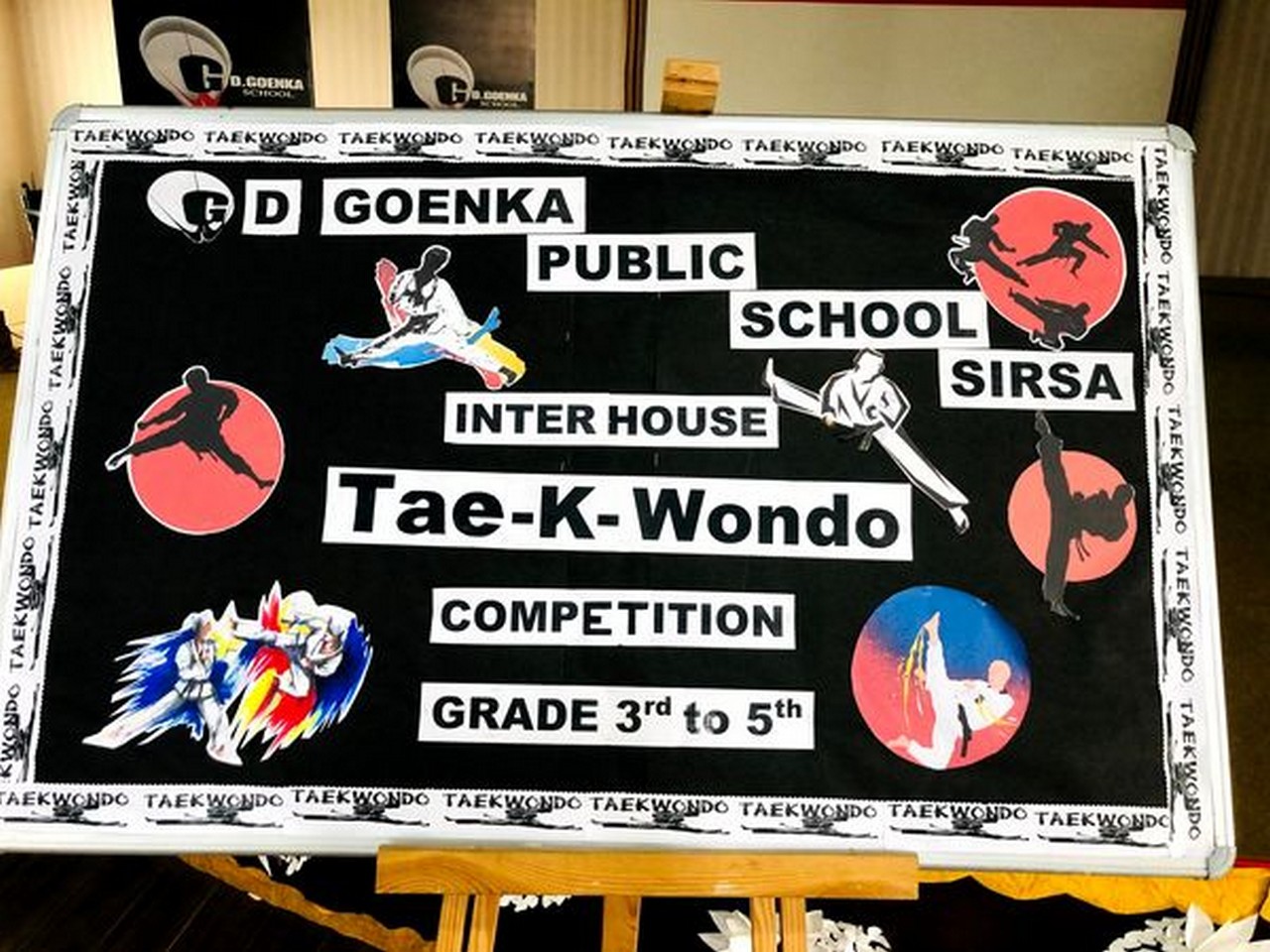 (Grade III-V) Taekwondo inter- house Competition
