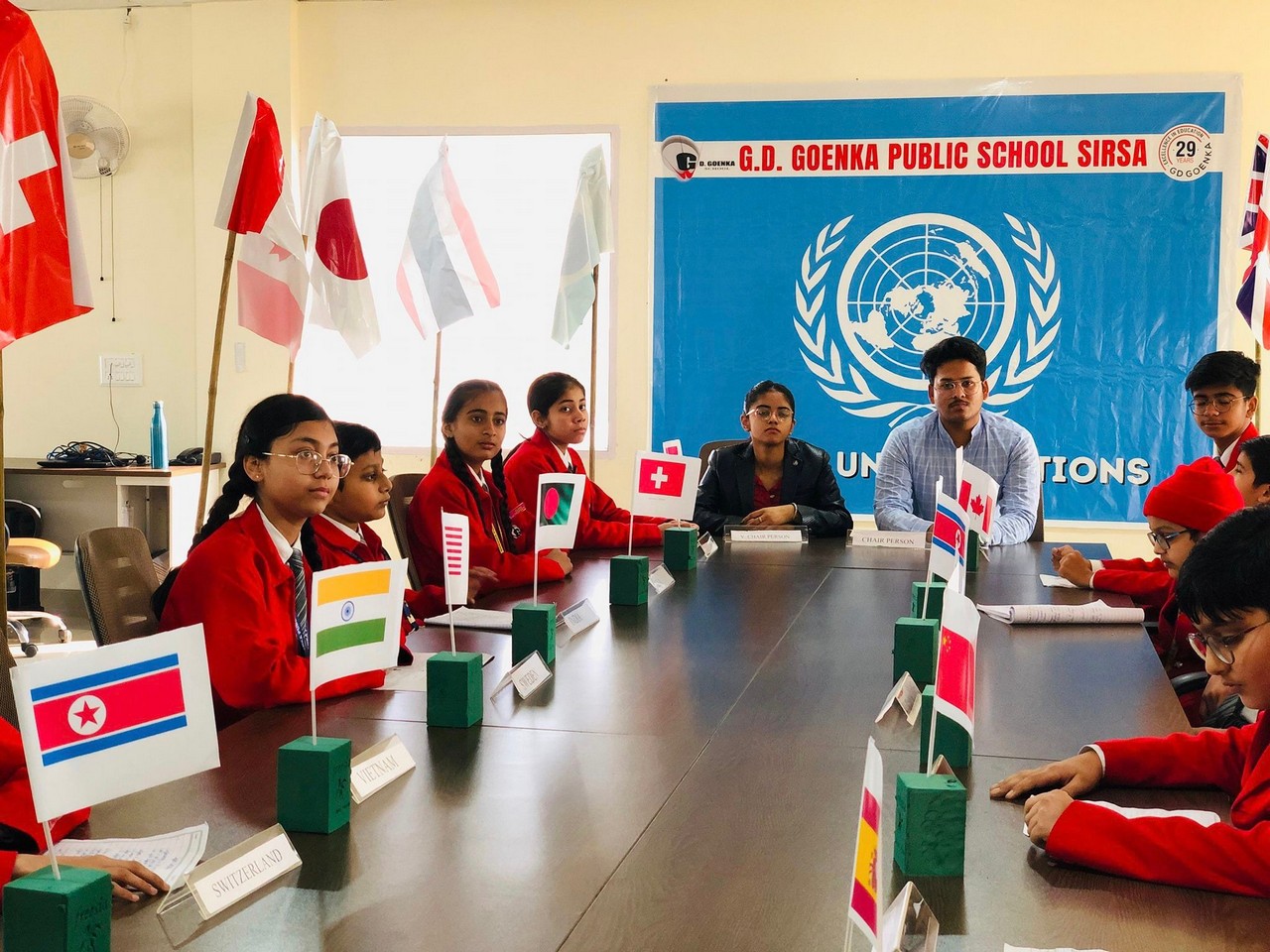 Model United Nations (MUN) Participation of Students (Grade V to XI)