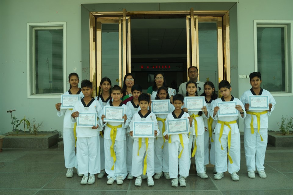 Taekwondo Awarded Students