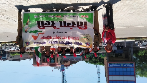 NCC Girls Cadets Participate in Independent Day Programme and Tiranga Rally