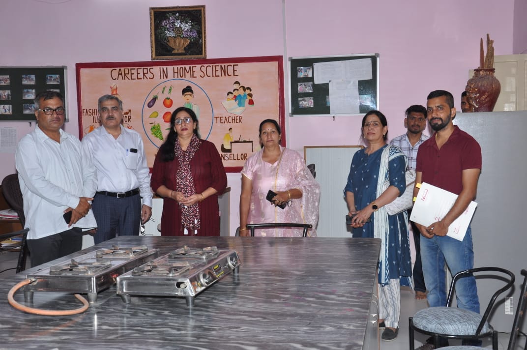 Inspection Committee Visit at College Campus for New Courses M.A. Music (V) & PG Diploma in Yoga from Session 2020-21.