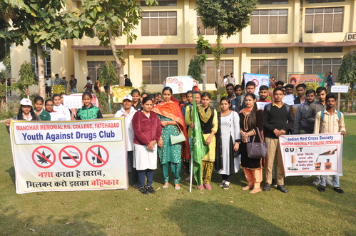 Awareness Rally under Youth against Drugs Club