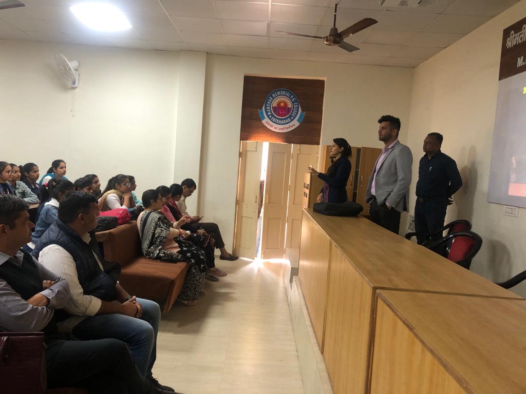 Department of Computer Science in collaboration with Career & Placement Cell organized One Day Workshop on 