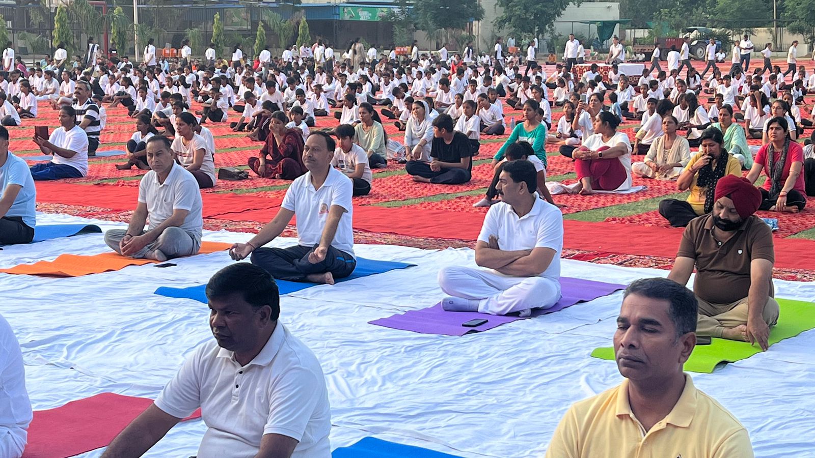 NSS Volunteers Participated in International Yoga Day 2023