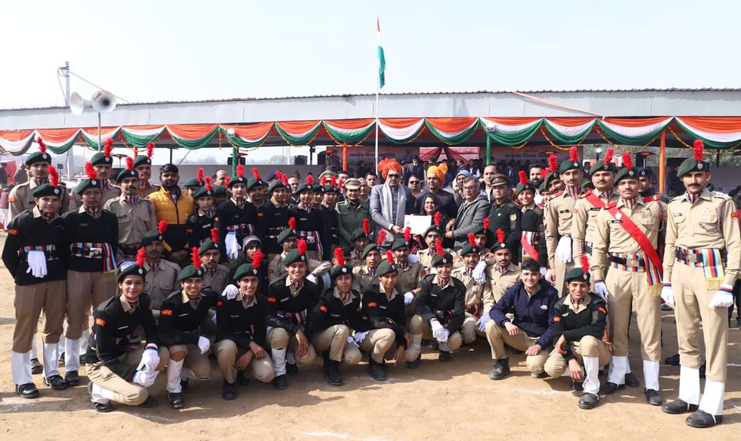 NCC Cadets participated in Republic Day Parade on the occasion of Republic Day, 2024.