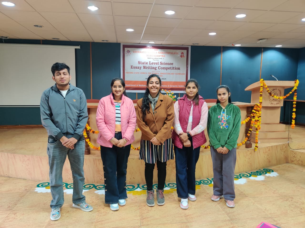 State Level Science Essay Writing Competition at Dayanand Mahila Mahavidyalaya, Kurukshetra