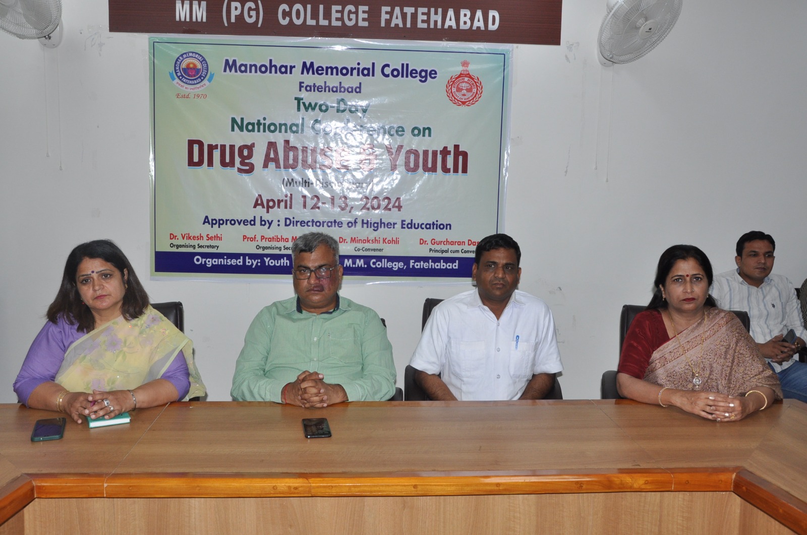 DHE Approved Two Day National Conference on Drug Abuse and Youth
