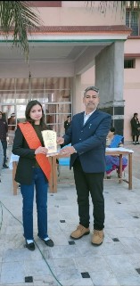 FELICITATION OF ANMOL CHAUDHARY (ACIO,IB)