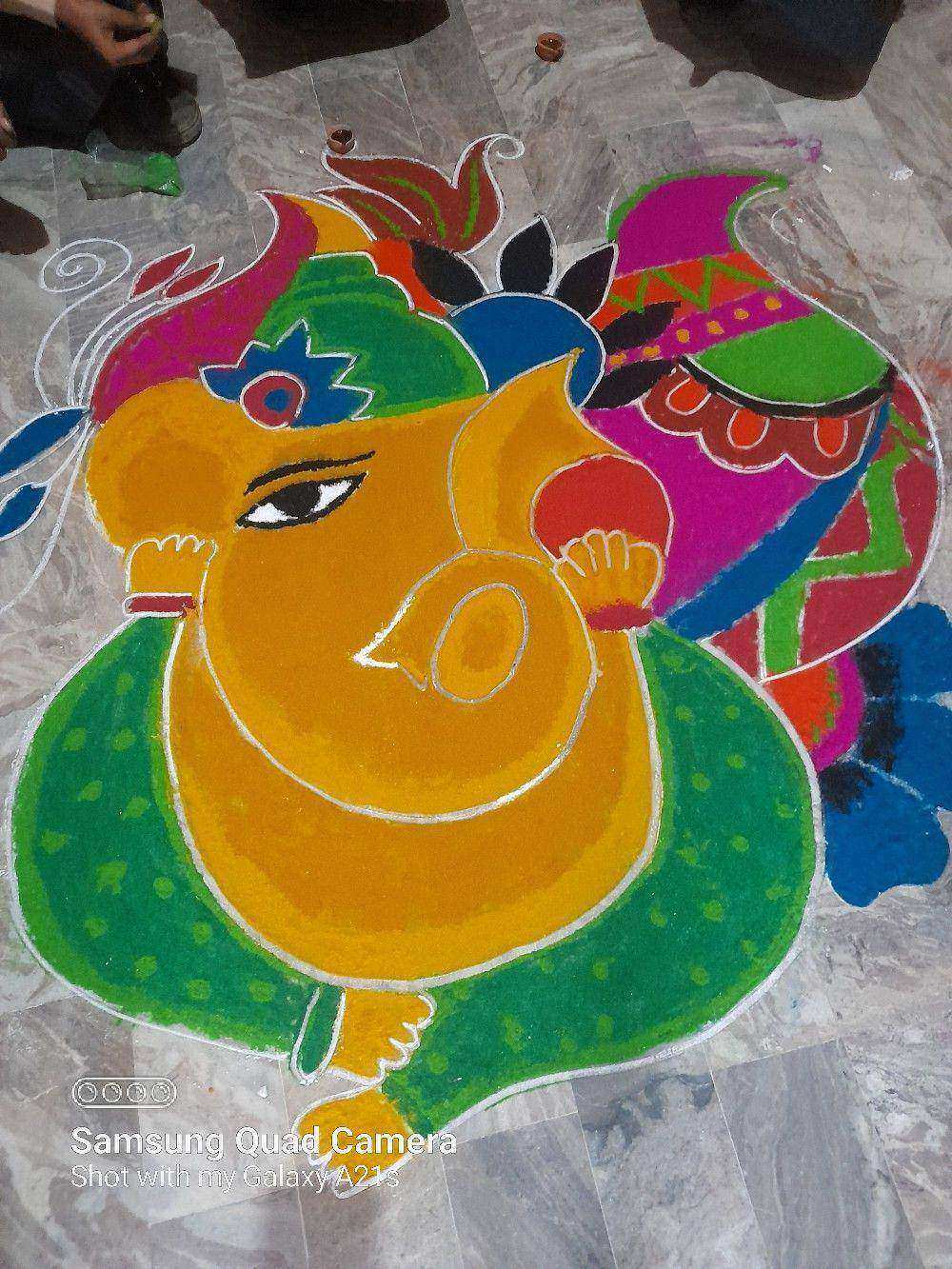 CCA-2023 (RANGOLI MAKING AND DIYA DECORATION) 