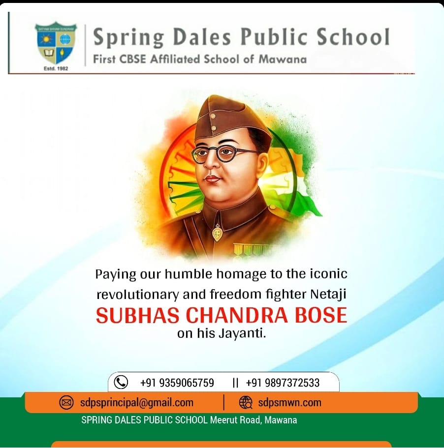 Happy Subhash Chandra Bose Jayanti