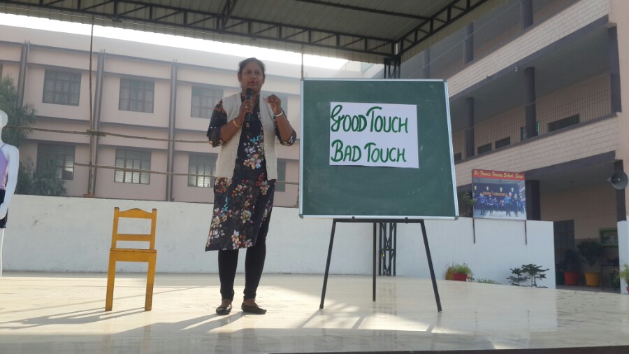 Demonstration On" Good Touch And Bad Touch"