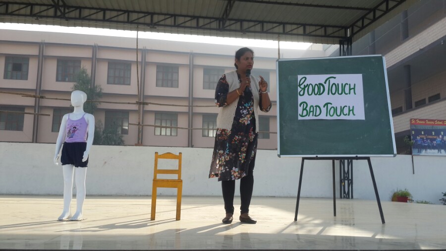 Demonstration On" Good Touch And Bad Touch"