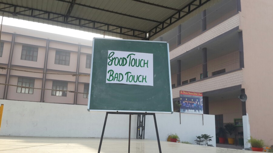 Demonstration On" Good Touch And Bad Touch"