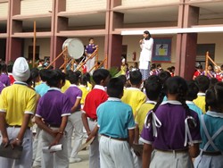 Prize Distribution for pencil shaving competition